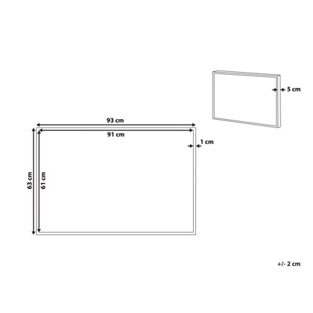 Obraz na płótnie w ramie abstrakcja 93 x 63 cm wielokolorowy FORNEA