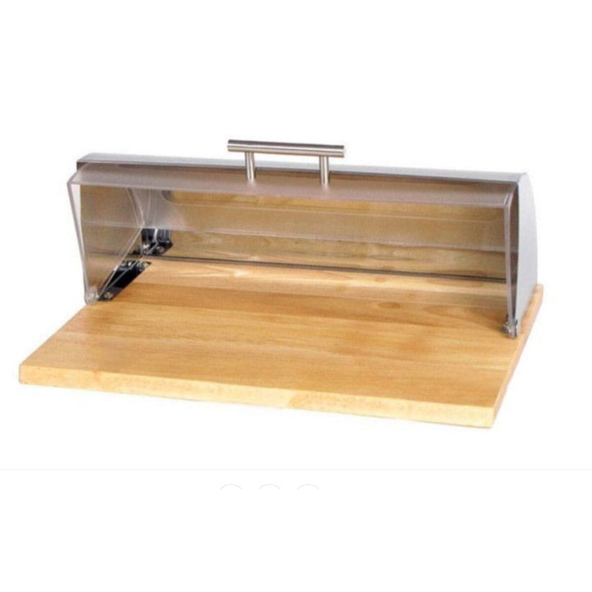 Chlebak drewniano-akrylowy pojemnik na chleb pieczywo bułki KLAUSBERG