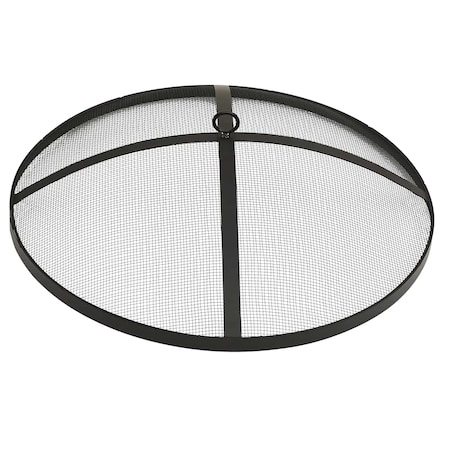 vidaXL Palenisko i grill 2-w-1, z pogrzebaczem, 59x59x60 cm, stal
