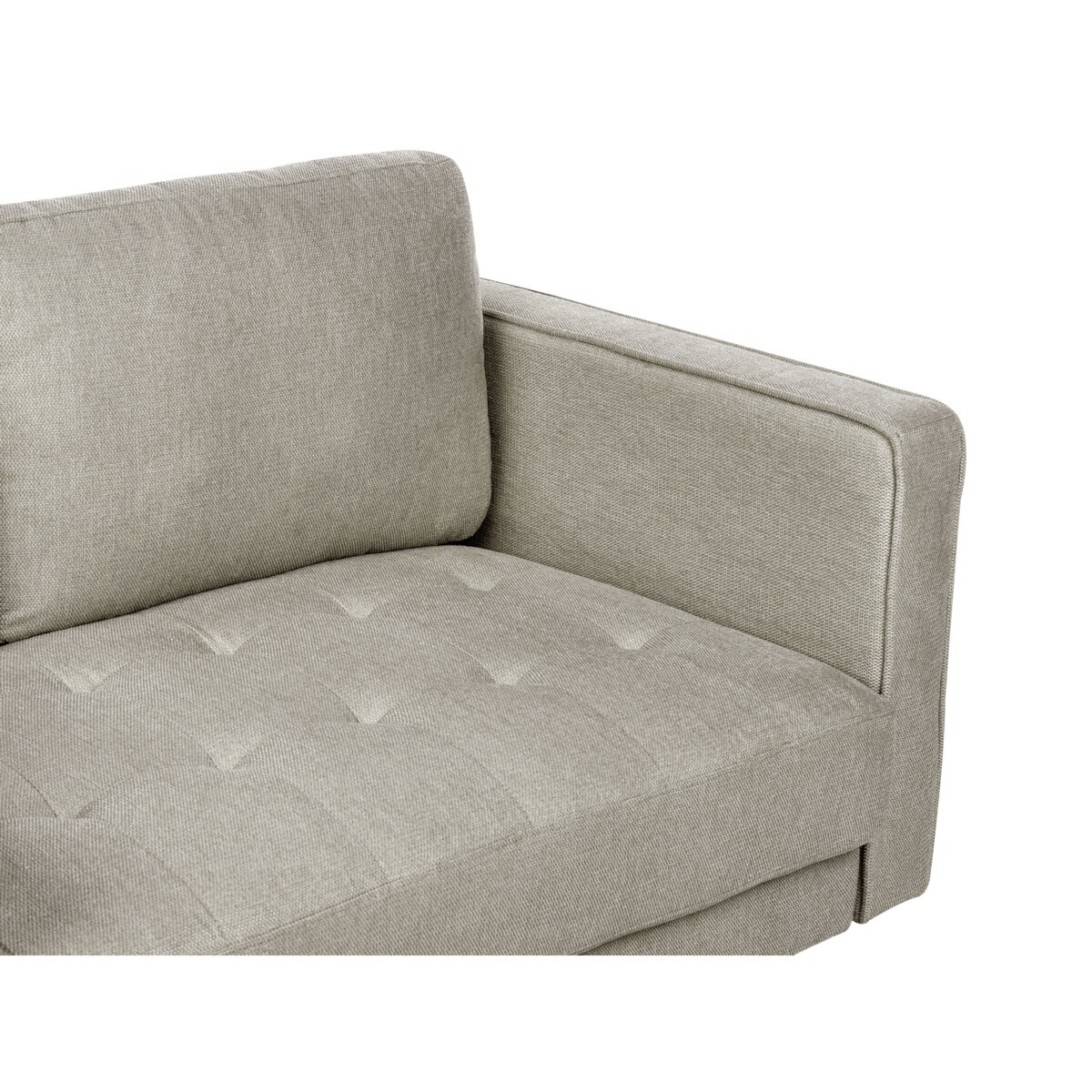 Sofa NURMO Beżowoszary dla 2 osób