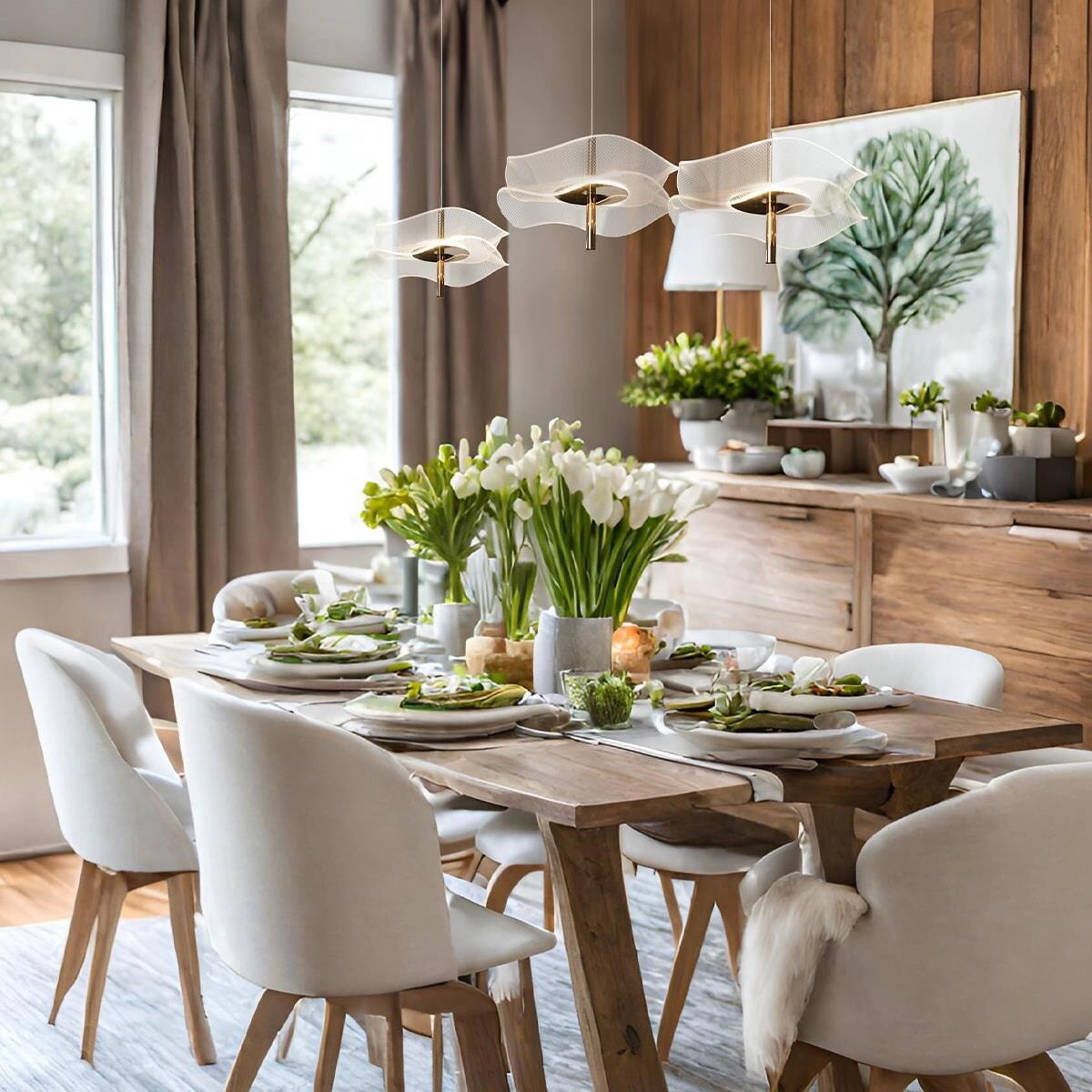 Lampa wisząca Mariposa złota