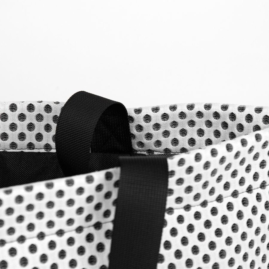 Torba na zakupy materiałowa 54x31 wzór kropki