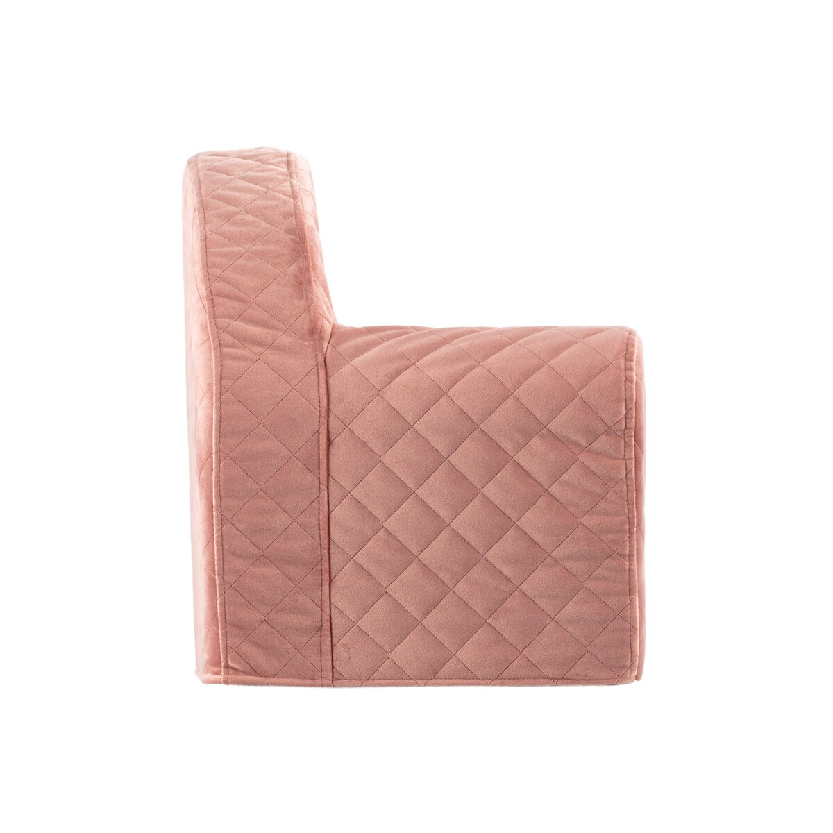 Fotelik Mati, zgaszony koral, 52 x 34 x 41,5 cm, Posh Velvet