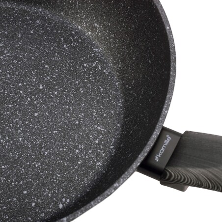 Patelnia marmurowa głęboka wok 28cm indukcja KAMILLE