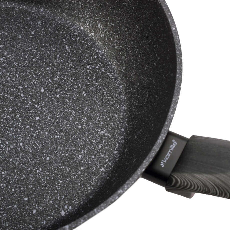 Patelnia marmurowa głęboka wok 28cm indukcja KAMILLE