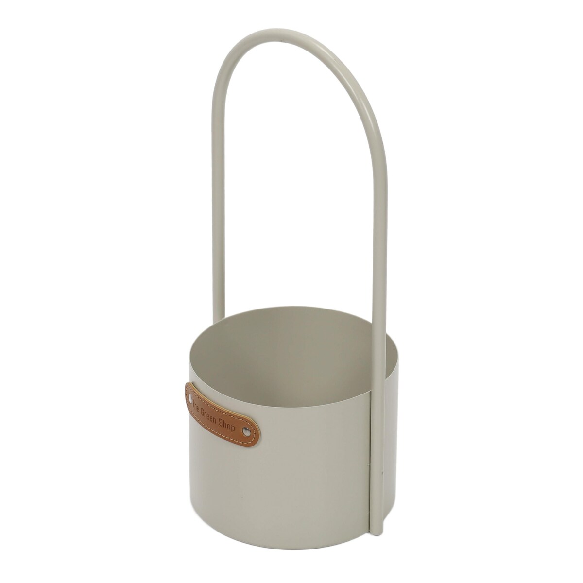 Metalowa doniczka z rączką, Ø 13 x 30 cm