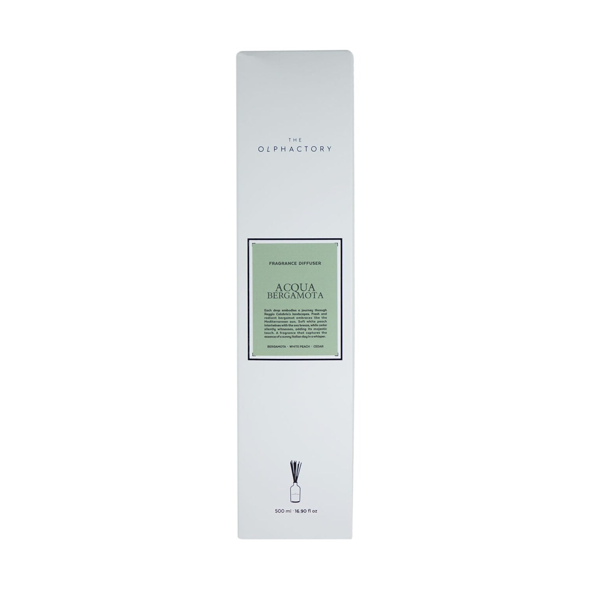 Dyfuzor zapachowy 500 ml, ACQUA BERGAMOTA, White Insignia