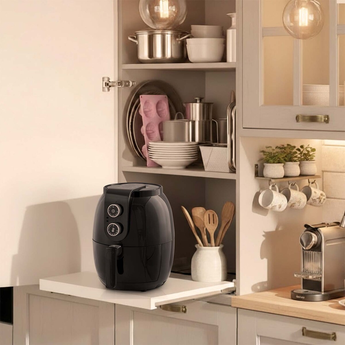 Frytkownica beztłuszczowa AIR FRYER mocna 3.6l Berdsen