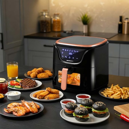 Frytkownica beztłuszczowa AIR FRYER 5l 1500w Berdsen