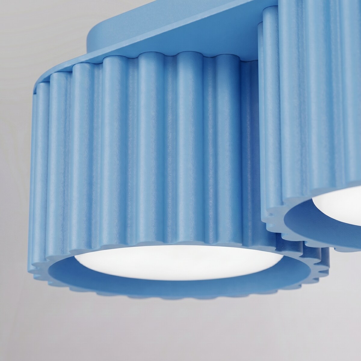 Plafon AURA 3 błękitny Gx53