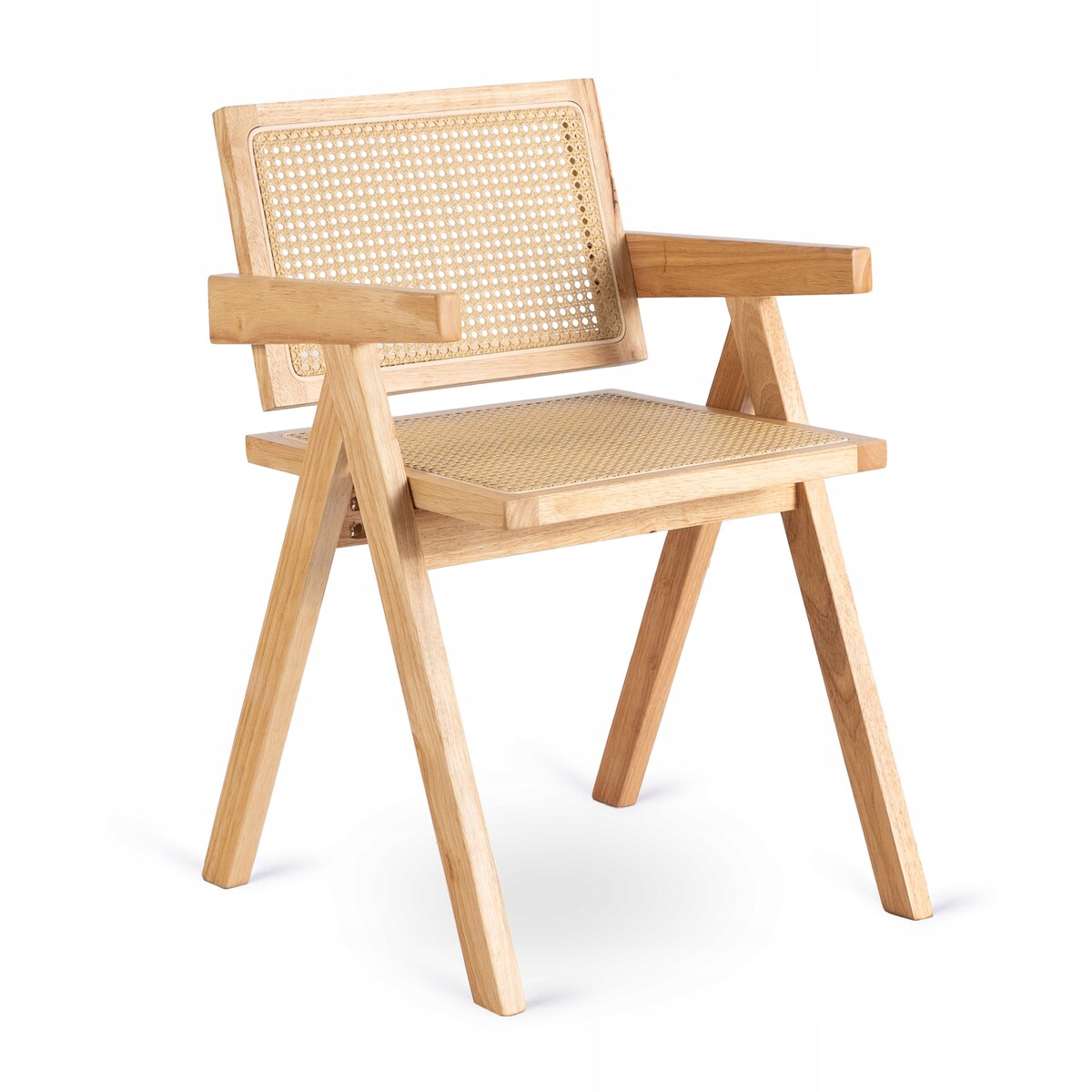 Krzesło Drewniane Plecionka Wiedeńska Do Jadalni Salonu Dąb MADERA