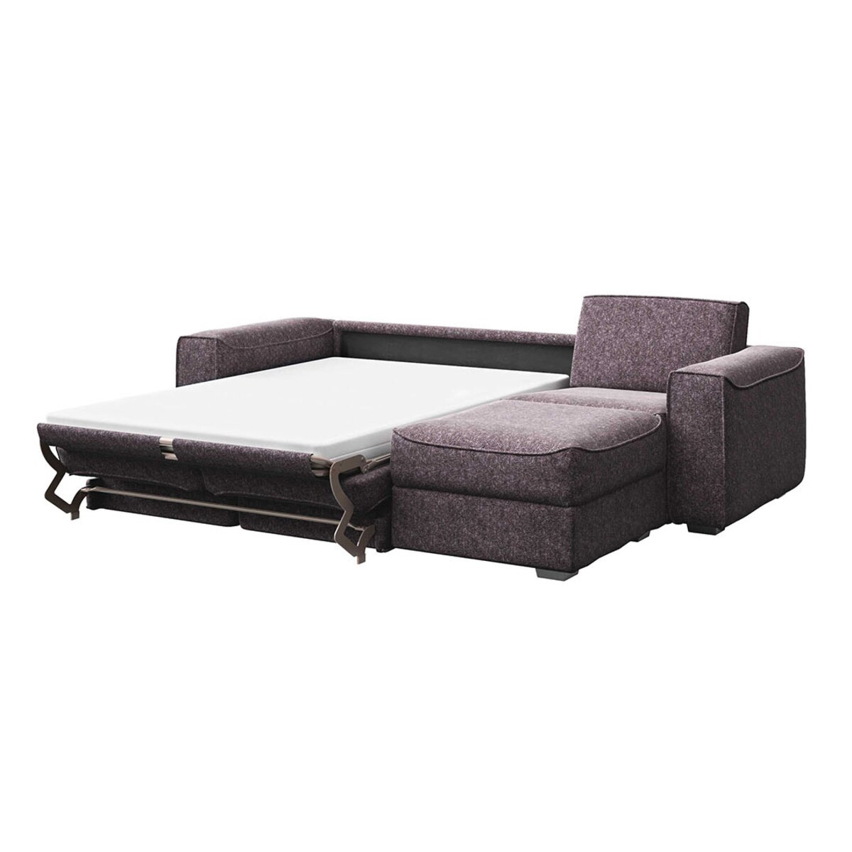 Sofa narożna rozkładana Munro - wrzosowa