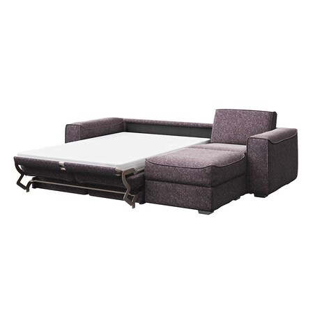Sofa narożna rozkładana Munro - wrzosowa