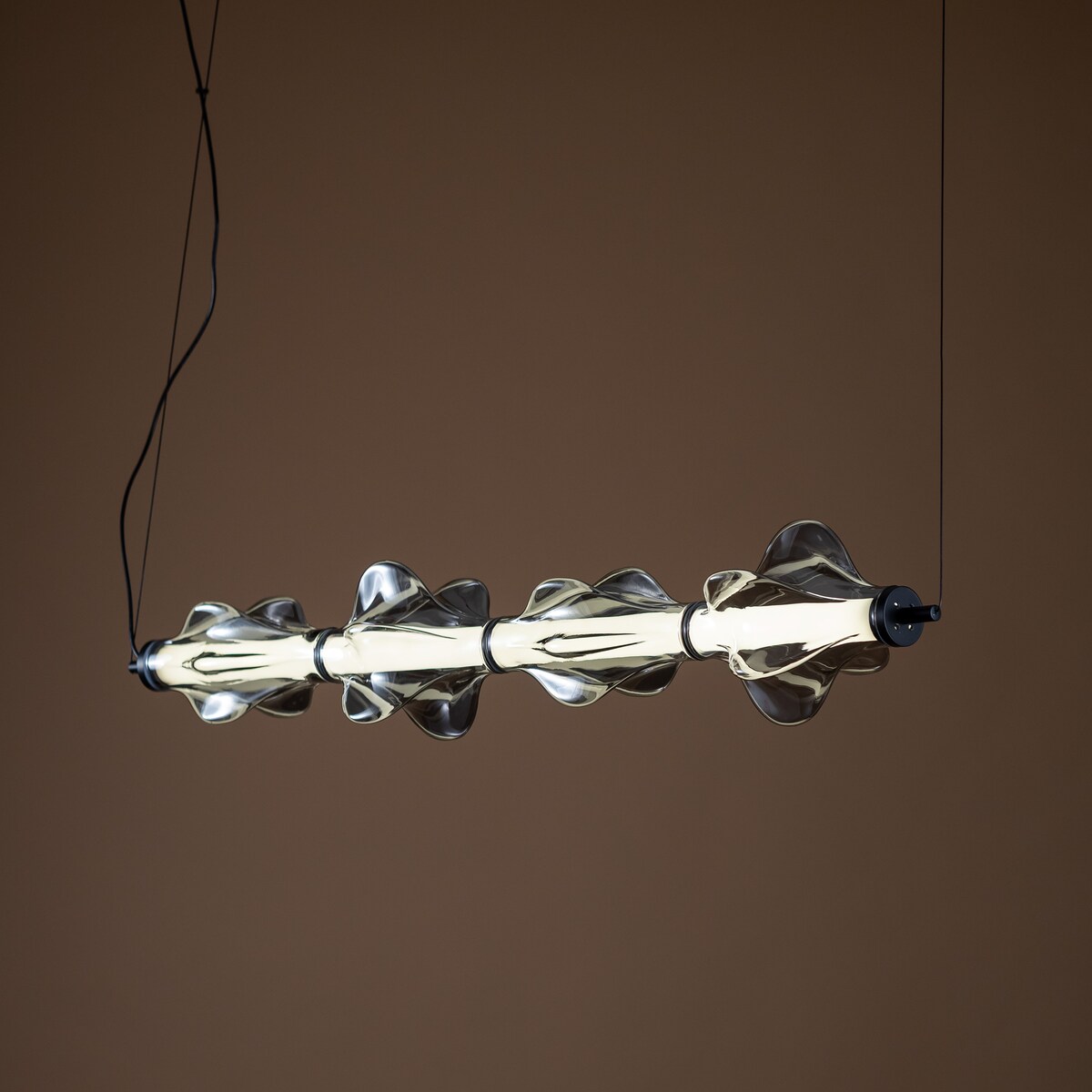 Lampa wisząca LED 30W TK Lighting ELVA BLACK czarna 3642 lm regulowana wysokość
