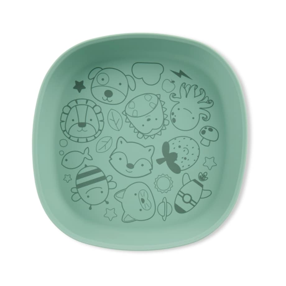 Skip Hop Talerzyk dla Dziecka Silikonowy Squad Green