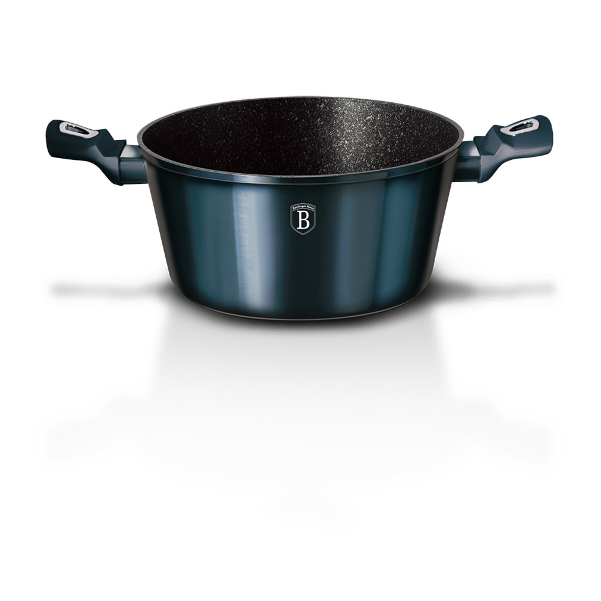 Zestaw 17 elementów garnki, patelnie, akcesoria, noże Berlinger Haus BH-6164