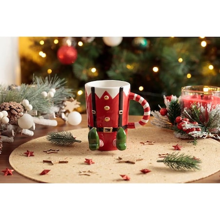 Kubek świąteczny z motywem Elfa, 300 ml