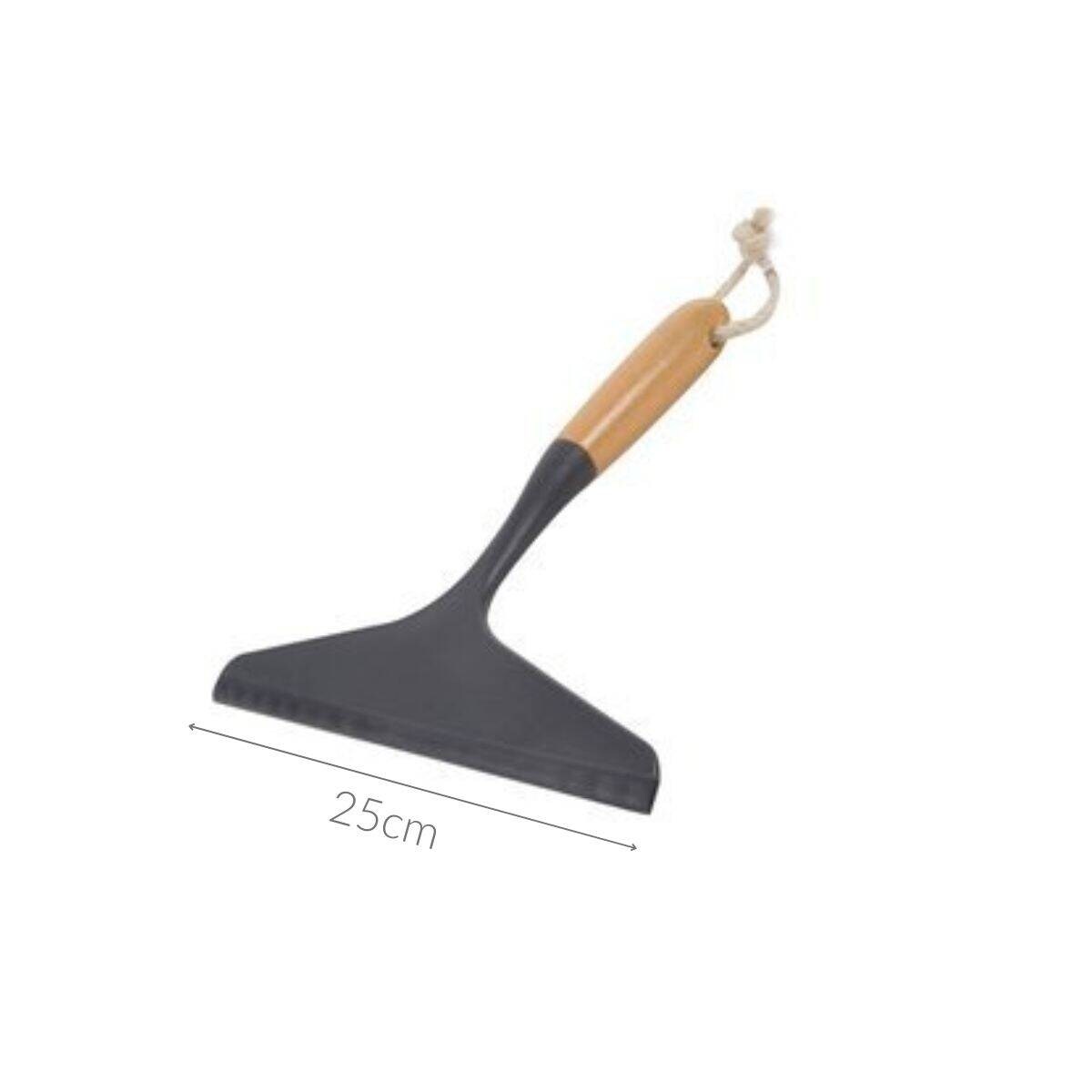 Ściągaczka do okien, 25 cm, z bambusowym uchwytem