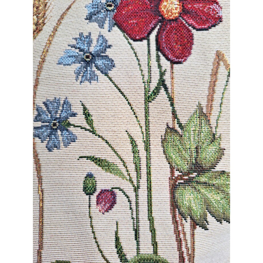 Poszewka Na Poduszkę Jasiek 45X45 Cm Żakardowa Dekoracyjna Ozobna Grano Natural