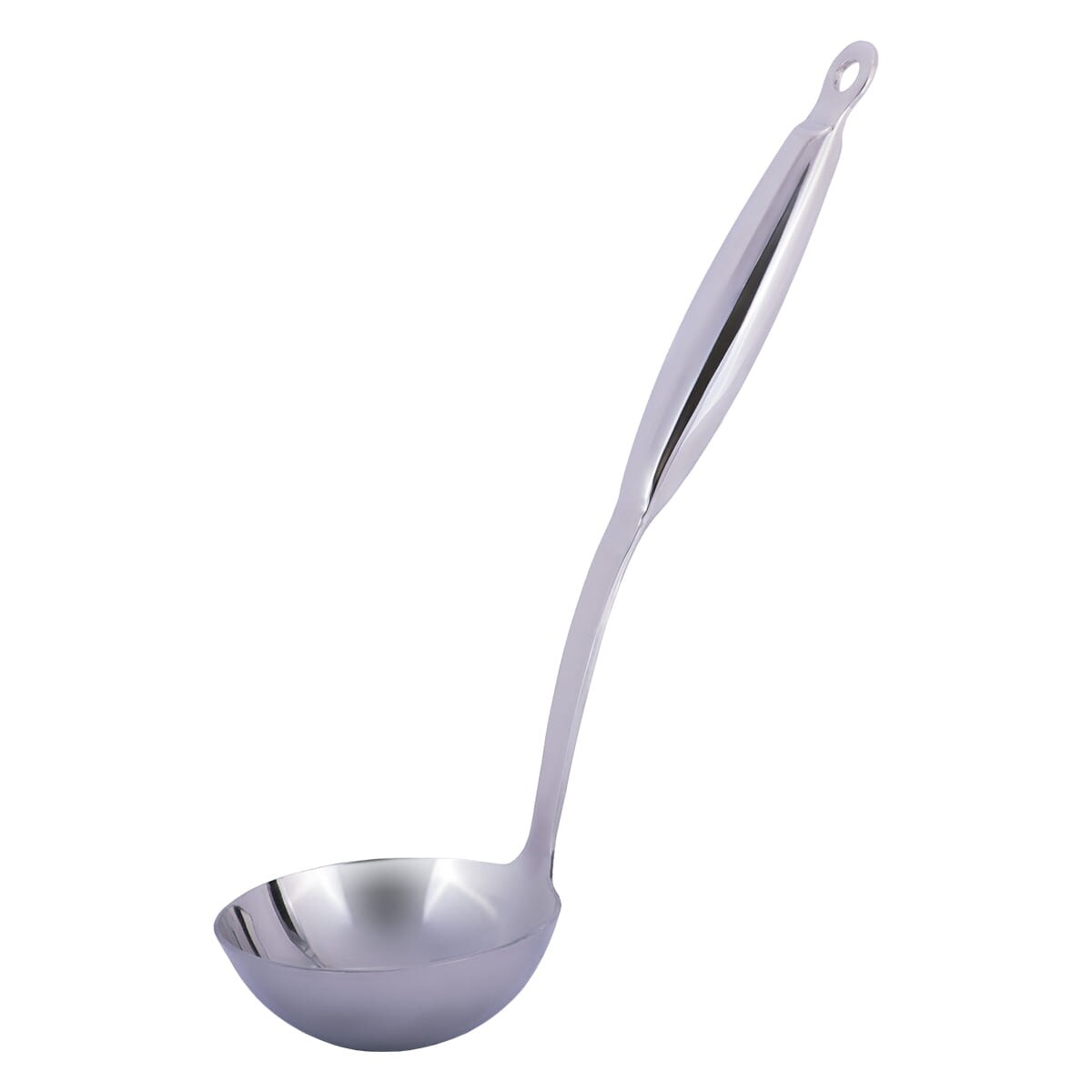 Stalowa chochla łyżka wazowa do nabierania zupy 31cm KAMILLE