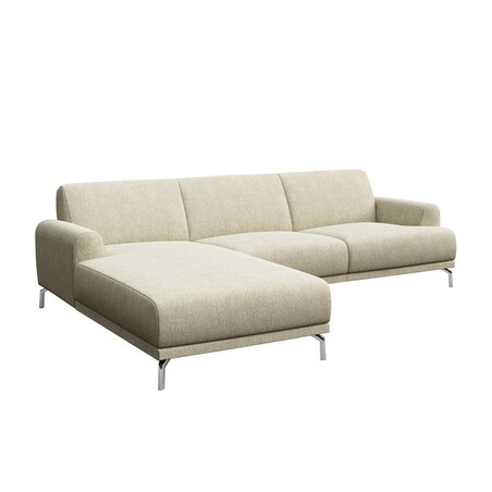 Sofa narożna Puzo - jasnobeżowa