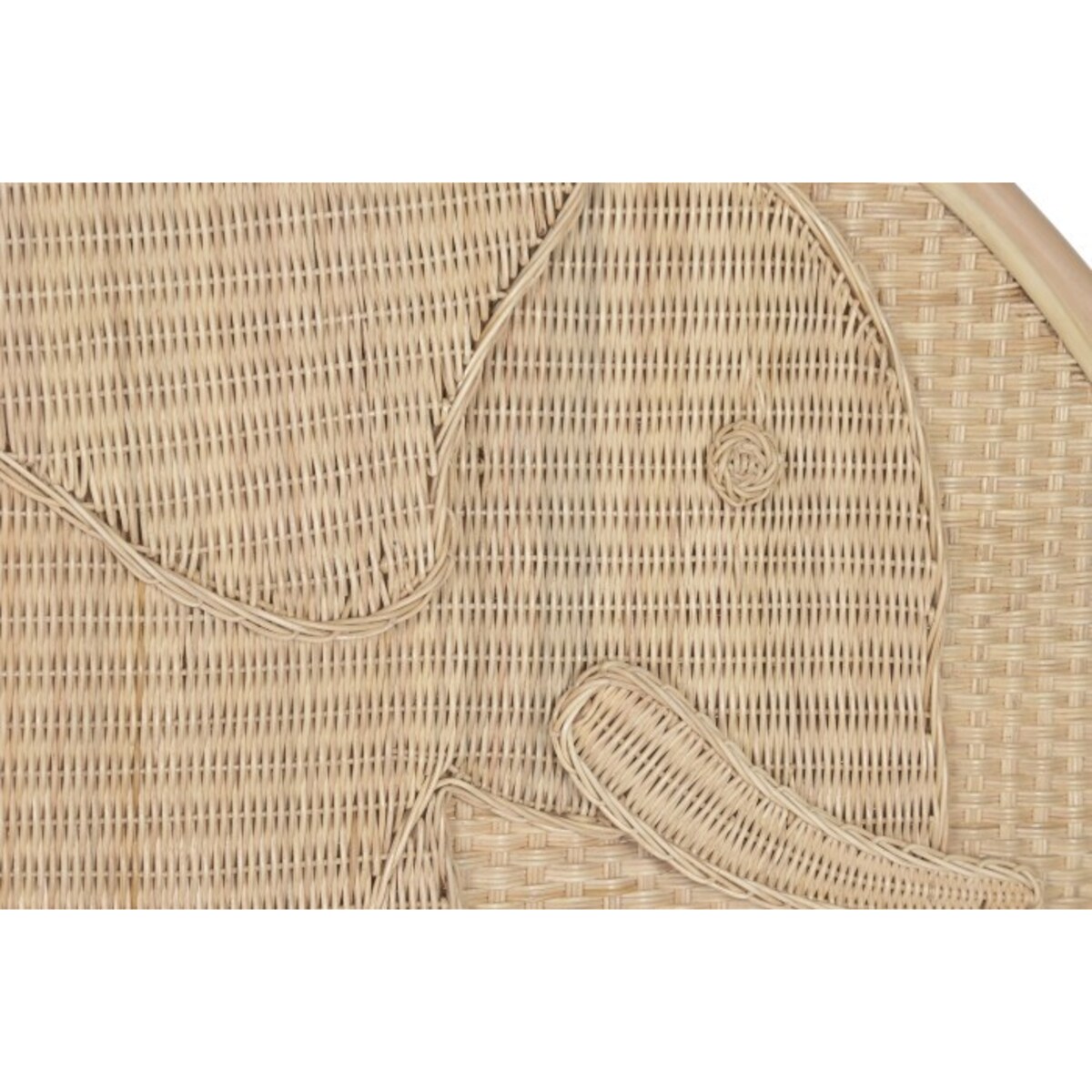 Zagłówek wezgłowie rattanowe 149x153x4 cm ELEFANTE