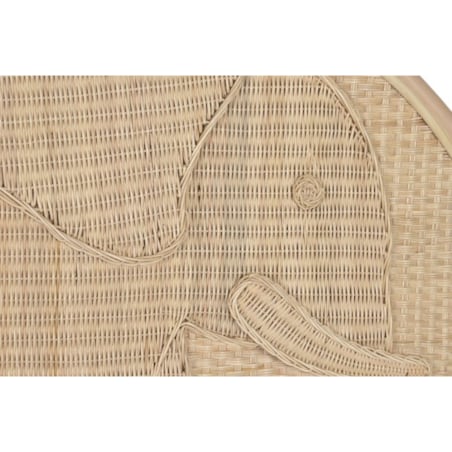 Zagłówek wezgłowie rattanowe 149x153x4 cm ELEFANTE