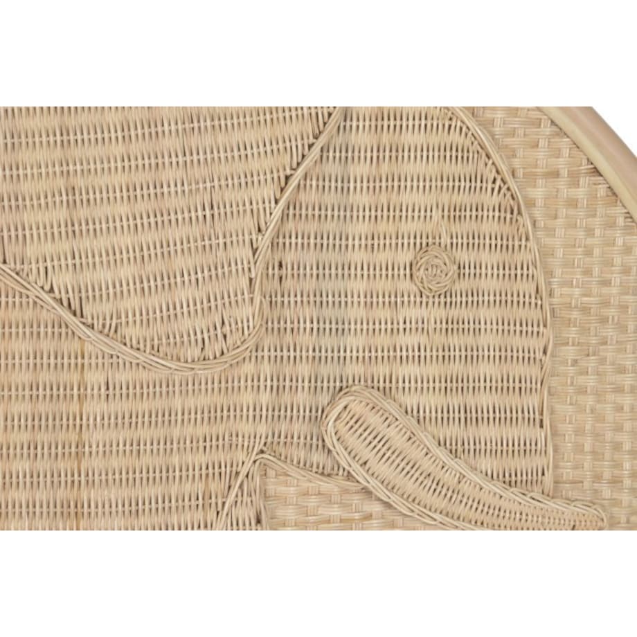 Zagłówek wezgłowie rattanowe 149x153x4 cm ELEFANTE