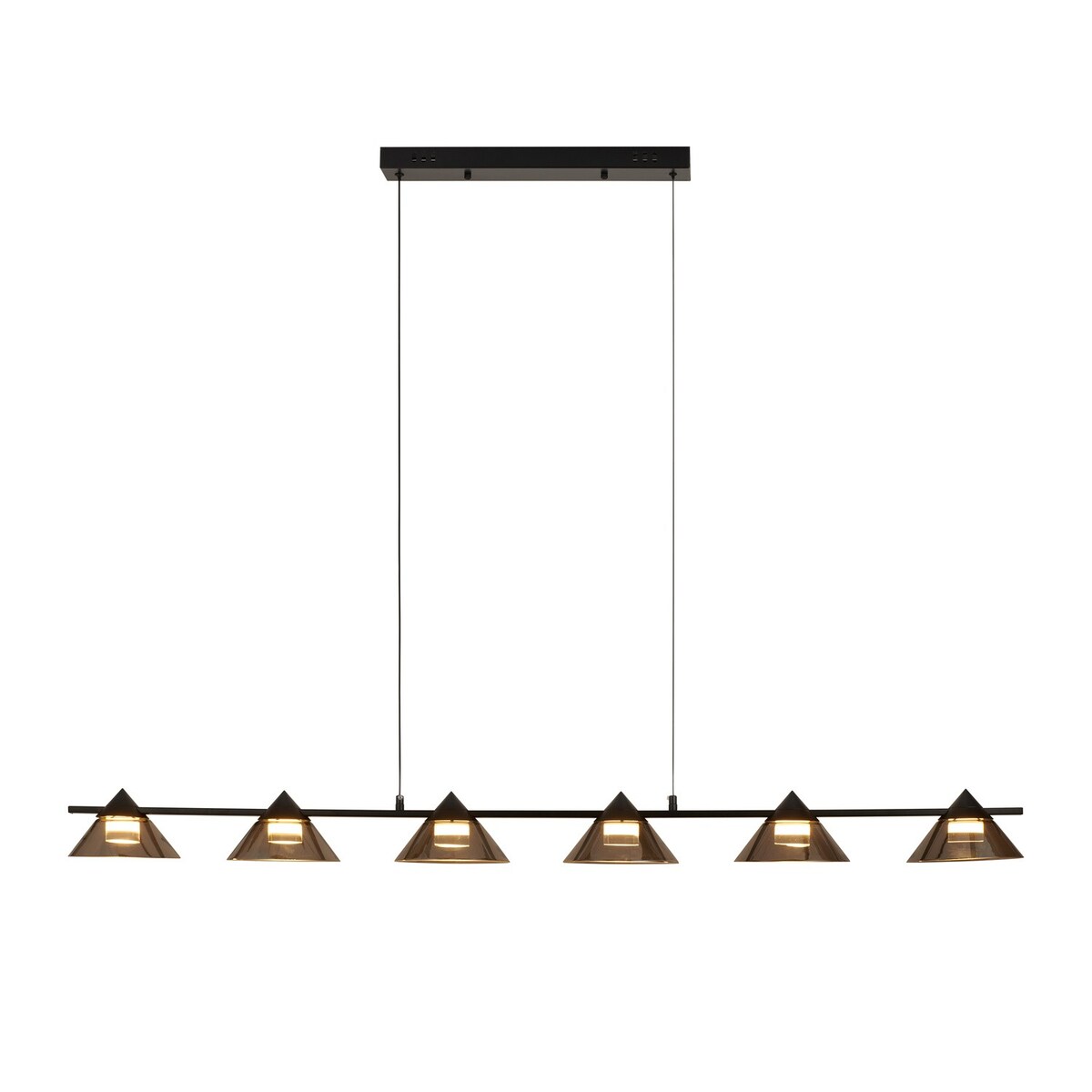 Lampa wisząca BLAKE 120 cm - LED, czarna