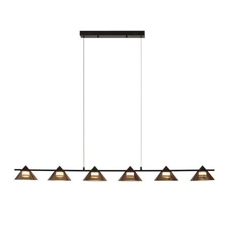Lampa wisząca BLAKE 120 cm - LED, czarna