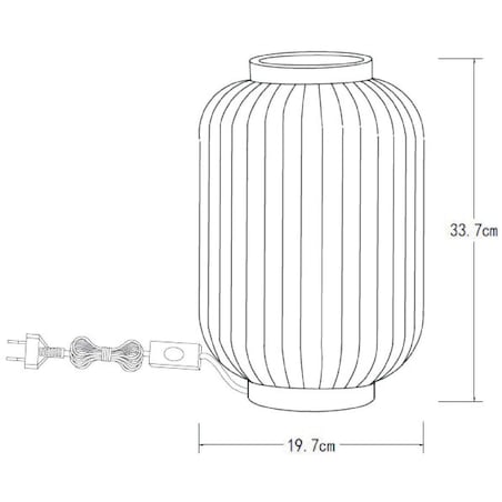 Stojąca LAMPKA stołowa GOSSE 13535/34/31 Lucide porcelanowa LAMPA plisowana angielska biała