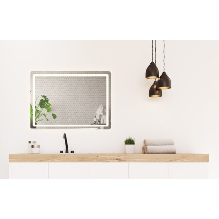 LUSTRO ŚCIENNE LED 80x60cm P10407