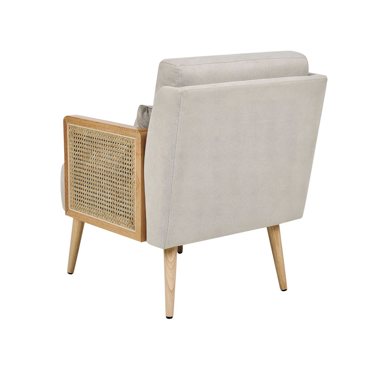 Fotel jasnobeżowy ORUM