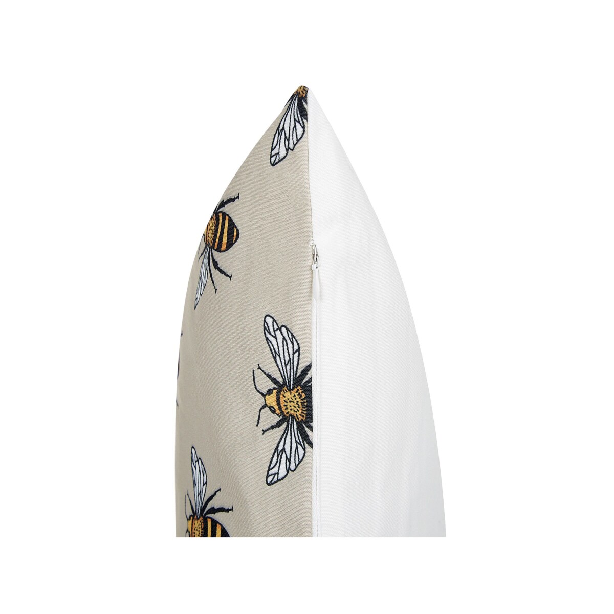 2 poduszki ogrodowe w pszczoły 40 x 60 cm beżowe CANNETO