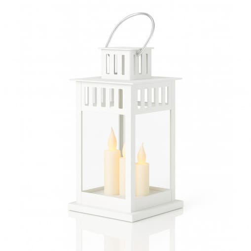 Lampion dekoracyjny LED z imitacją świecy 8 x 15 cm - LAMP57B