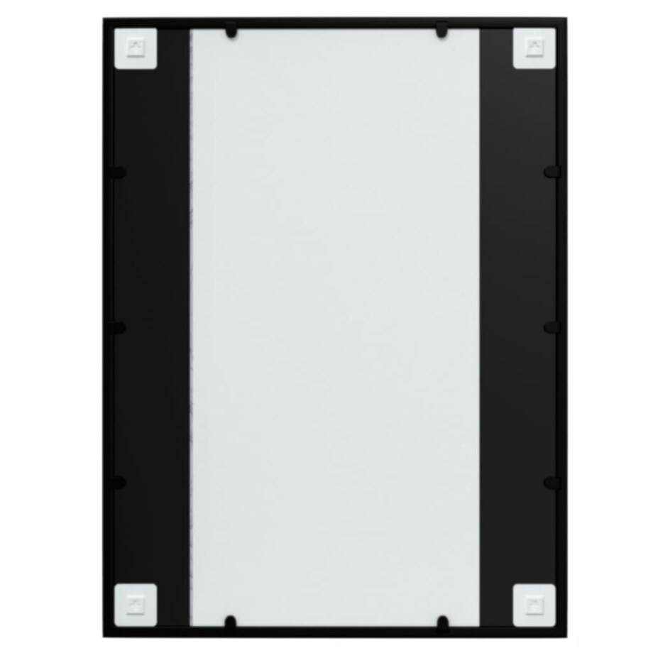 vidaXL Lustra ścienne, 2 szt., czarna rama, 80 x 60 cm, metal