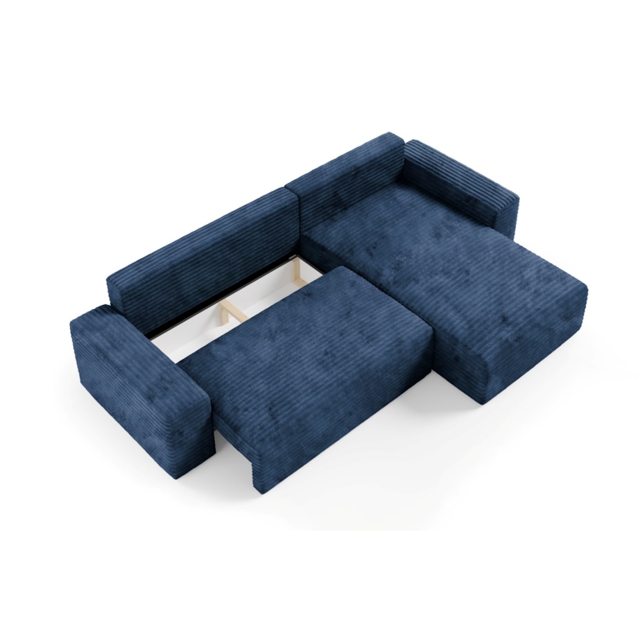 Narożnik COCO L z funkcją spania Kolor: TILIA 77