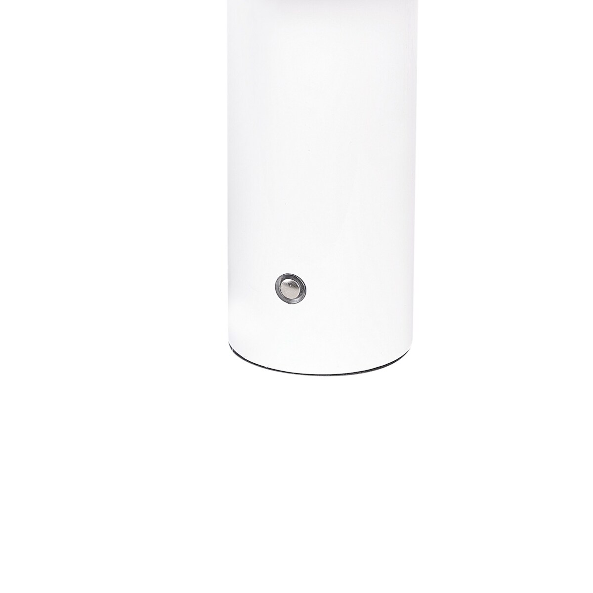 Bezprzewodowa lampa stołowa metalowa biała BESOS