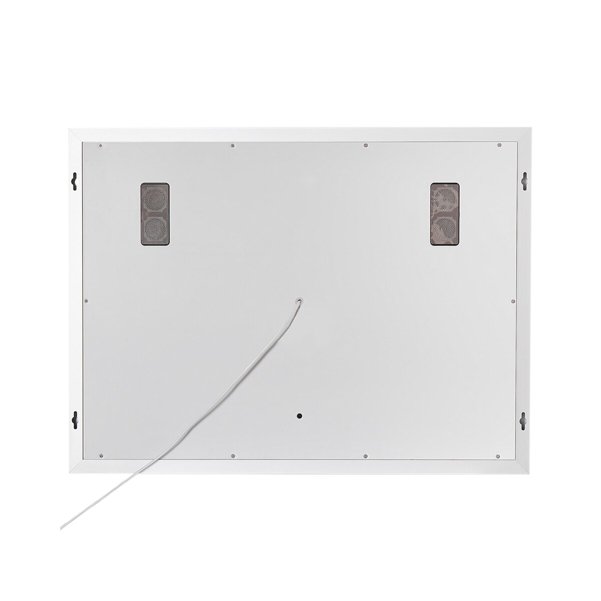 Lustro ścienne LED z głośnikiem Bluetooth 60 x 80 cm srebrne MONTARON