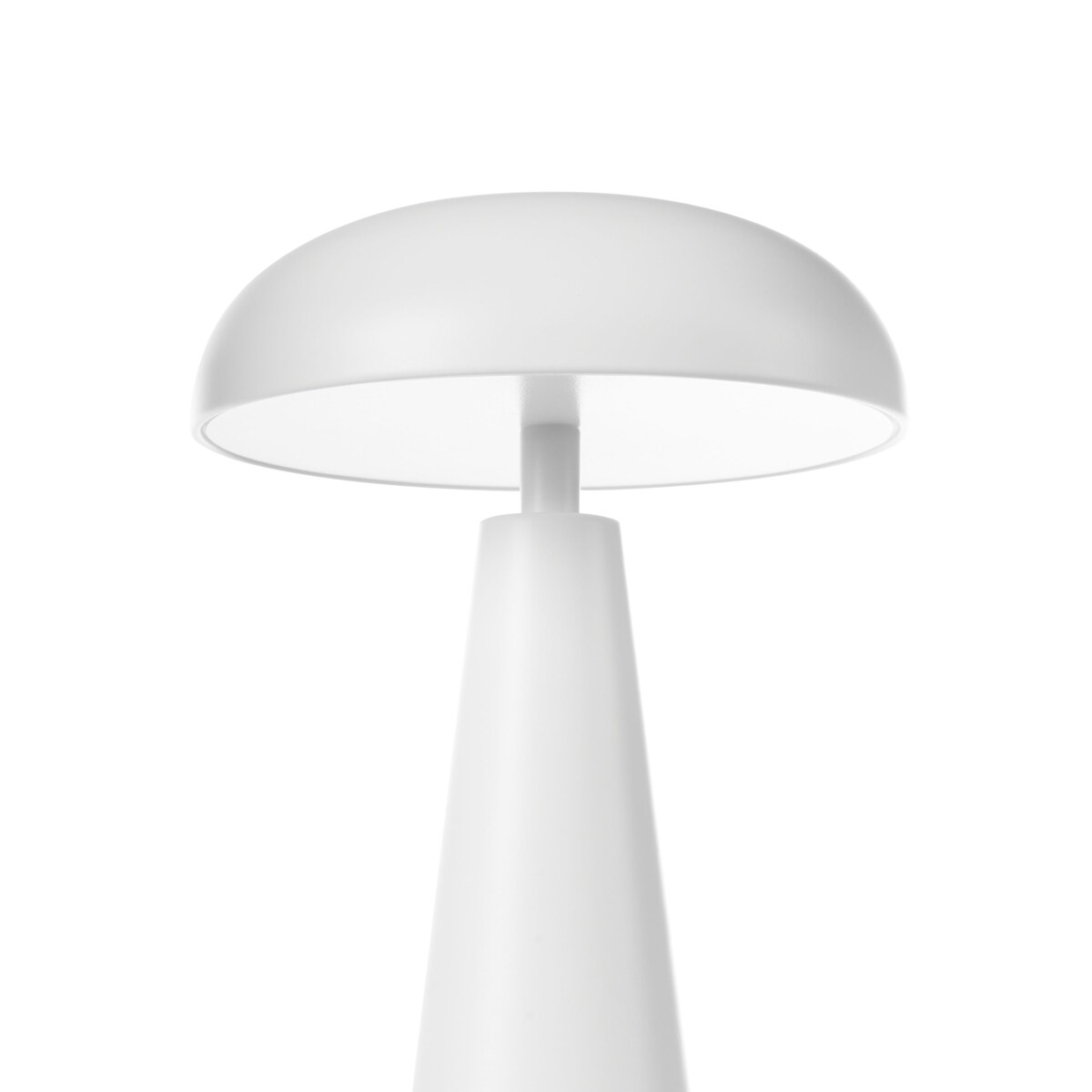 Bezprzewodowa lampa stołowa LED BOCONO Z czujnikiem ruchu Metal Biały