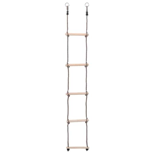 vidaXL Drabinka 5-stopniowa, 210 cm, lite drewno sosnowe