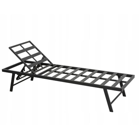 Modułowy zestaw mebli ogrodowych z sofami posiadającymi funkcję leżanki