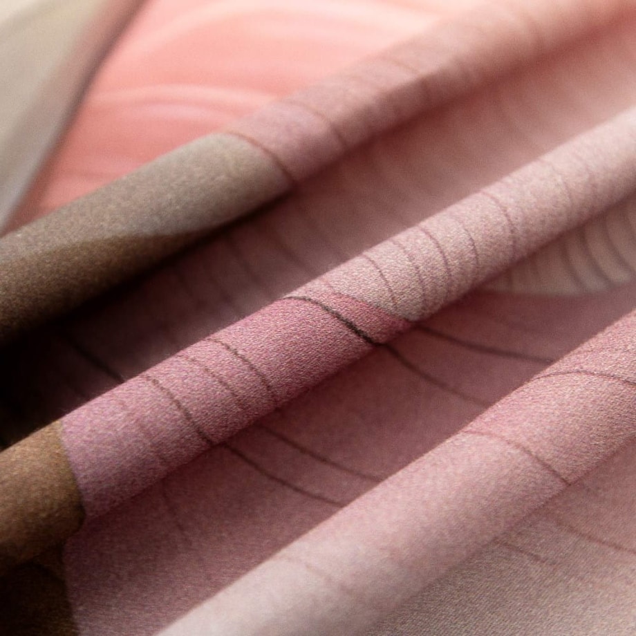 Pościel satyna bawełniana 180x200 Satynlove Premium różowa, szara z kwiatami