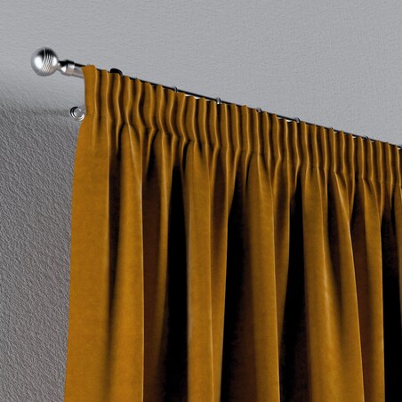 Zasłona na taśmie marszczącej 1 szt. 130x245 miodowy