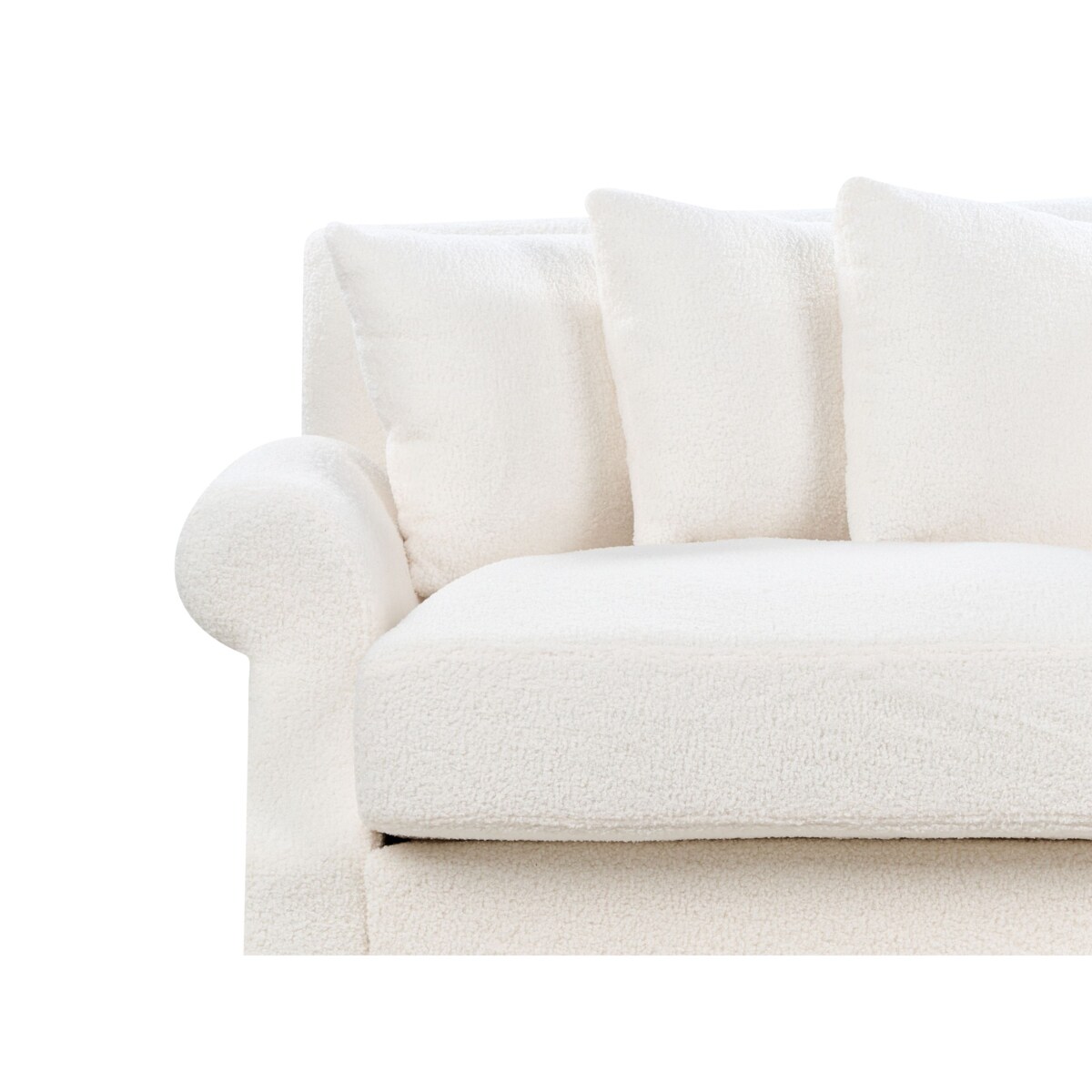 Sofa EIKE Boucle Złamana biel dla 2 osób