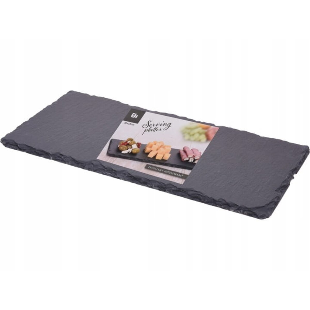 Taca Kamienna Patera talerz do serwowania dań sushi przekąsek serów 15x30 cm