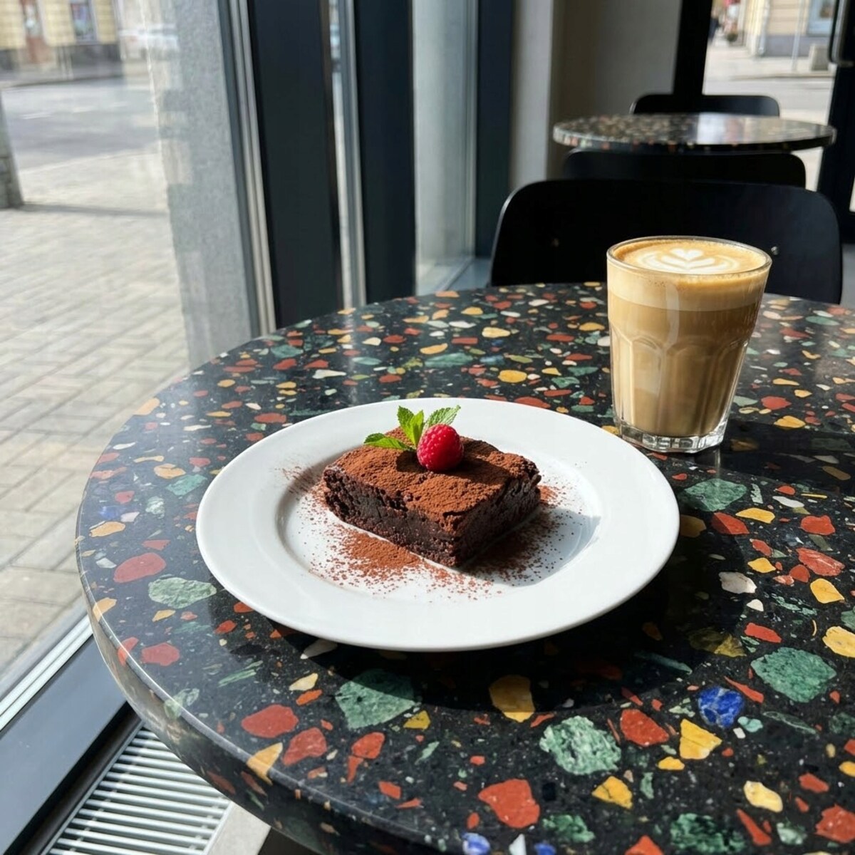 TALERZ DESEROWY BIAŁY 19cm CERAMICZNY OKRĄGŁY SERWIS NA SZTUKI CIASTO DESER