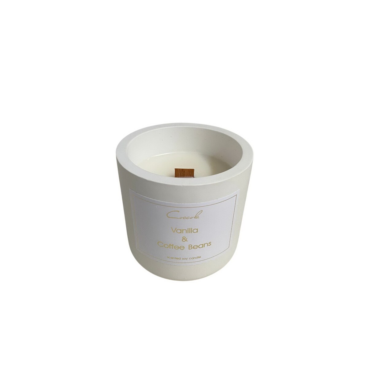 Vanilla & Coffee Beans- 135 gram ekologiczna naturalna świeca sojowa (dostępne inne zapachy)