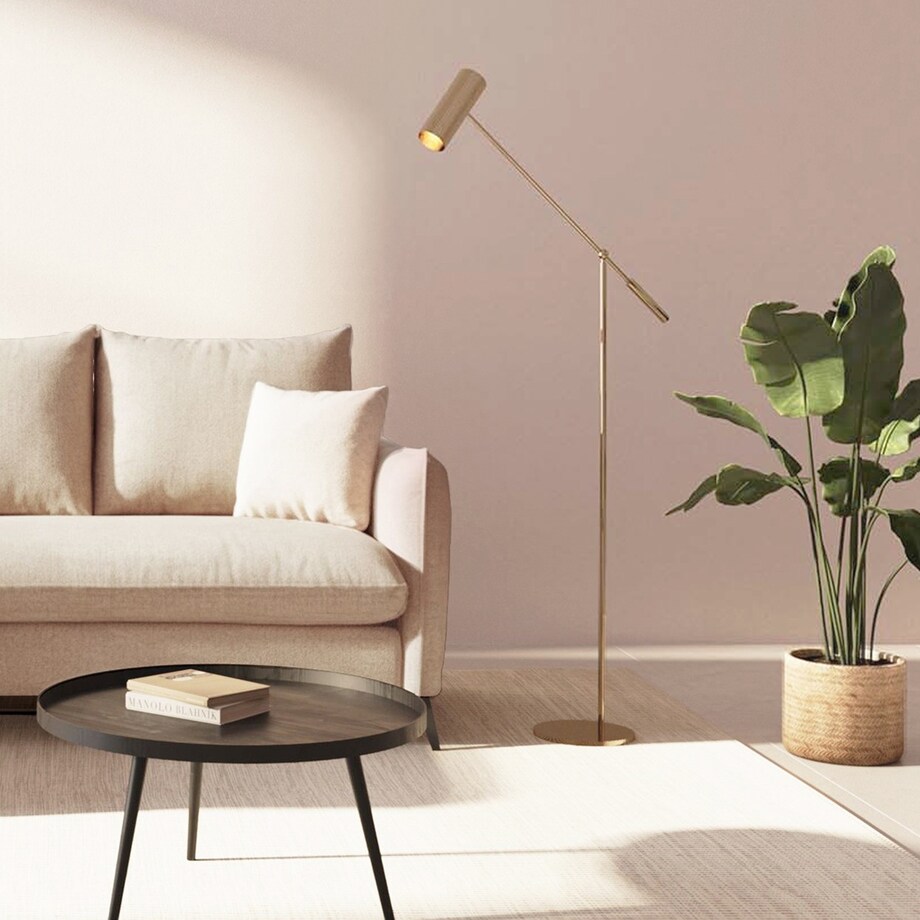 Brim Sofa narożna lewa z funkcją spania i pojemnikiem lewa jasno beżowa