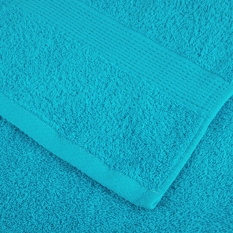 vidaXL Ręczniki toaletowe Premium SOLUND 4 szt. Turkusowe 30x30 cm 600 gsm